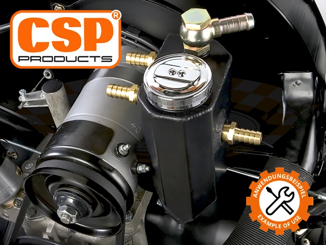 Bild 4 - Entl�ftungsturm Motorgeh�use CSP eloxiert schwarz