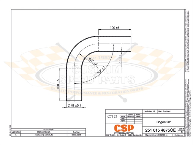 Bild 4 - 90�-Rohrbogen