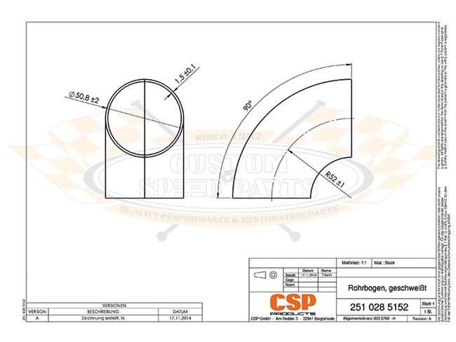 Bild 2 - 90� Schwei�bogen