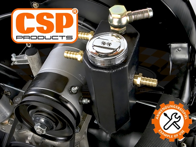 Bild 3 - Entl�ftungsturm Motorgeh�use CSP pulverbeschichtet schwarz