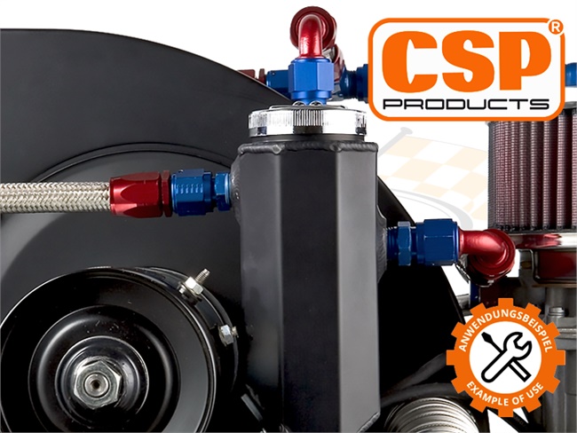 Bild 5 - Entl�ftungsturm Motorgeh�use CSP pulverbeschichtet schwarz