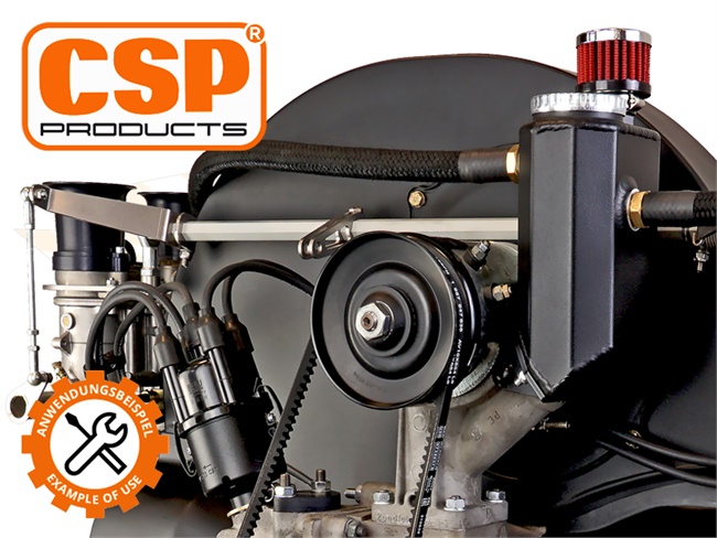 Bild 8 - Entl�ftungsturm Motorgeh�use CSP pulverbeschichtet schwarz