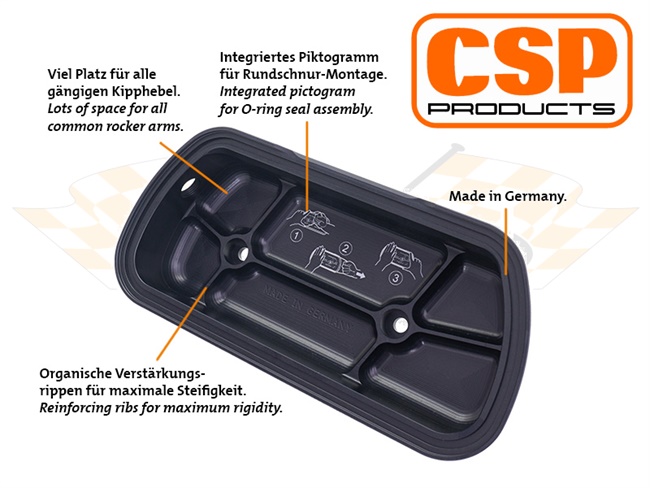 Bild 4 - Ventildeckel CSP CNC Logo lasergraviert