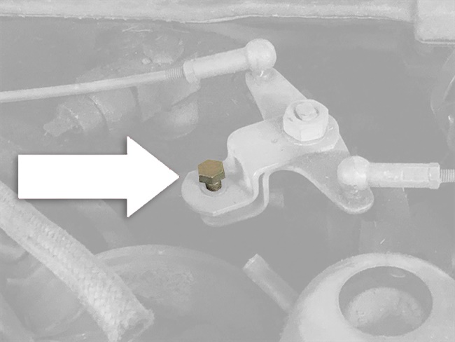 Bild 2 - Lagerbolzen Gaszug