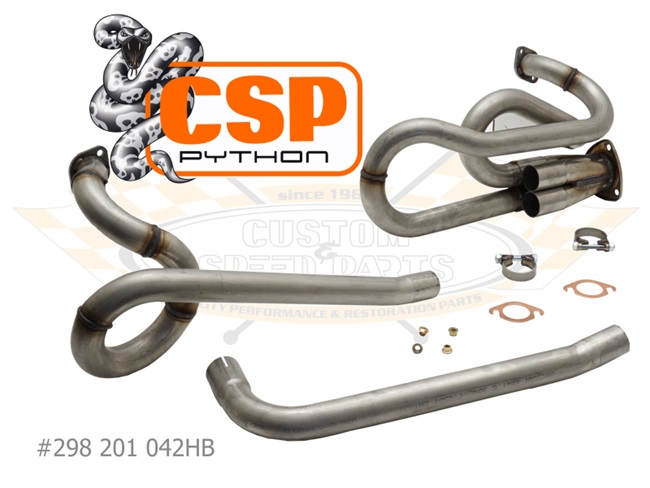 Bild 3 - Auspuffanlage Python Typ-1 mit W�rmetauschern