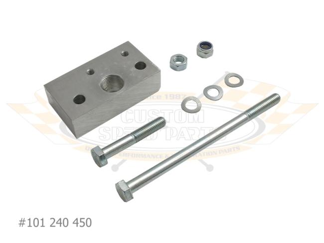 Bild 1 - Alu Halteklotz mit Entl�ftung