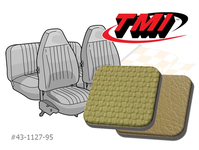 Bild 1 - Komplettsatz Sitzbez�ge Korbmuster ocker