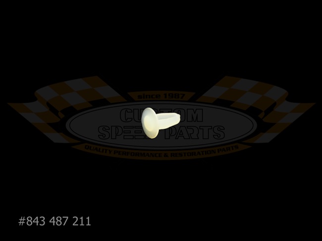 Bild 1 - Stopfen f�r Abdeckkappe Rollenf�hrung wolkenwei�