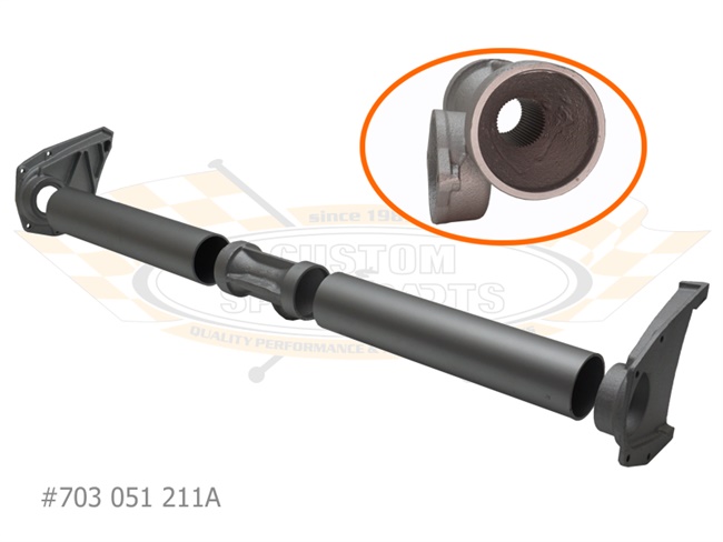 Bild 1 - Drehstabrohr mit Getriebeaufh�ngung