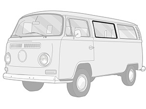 Scheibendichtung mitte ohne Nut f�r Zierleiste