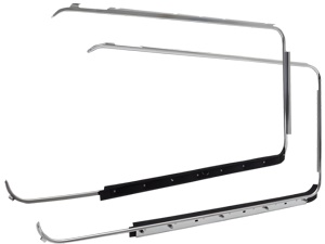 Fensterzierrahmen chrom