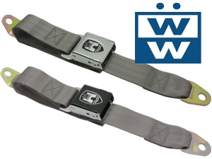 Beckengurte grau lang