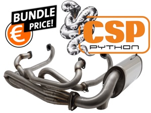 Auspuffanlage Python Typ-1 mit J-Rohren